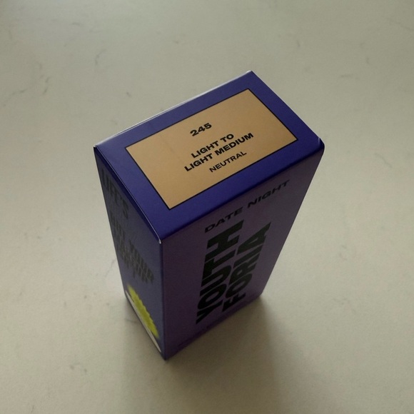 Youthforia Date Night Skin Tint Serum Foundation - 245 Light to Light Med - NWB - Picture 5 of 9